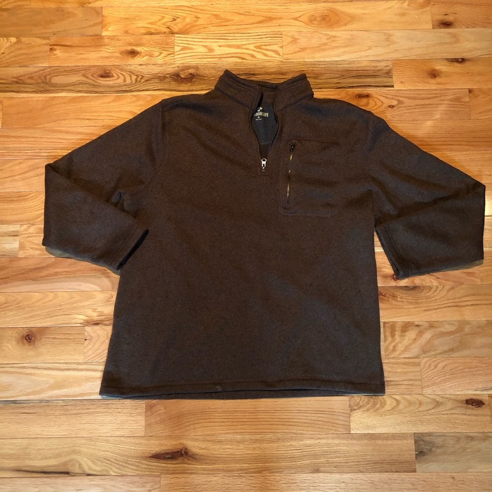 Knit Fleece 1/4 Zip w Chest Pocket | Outdoor Life